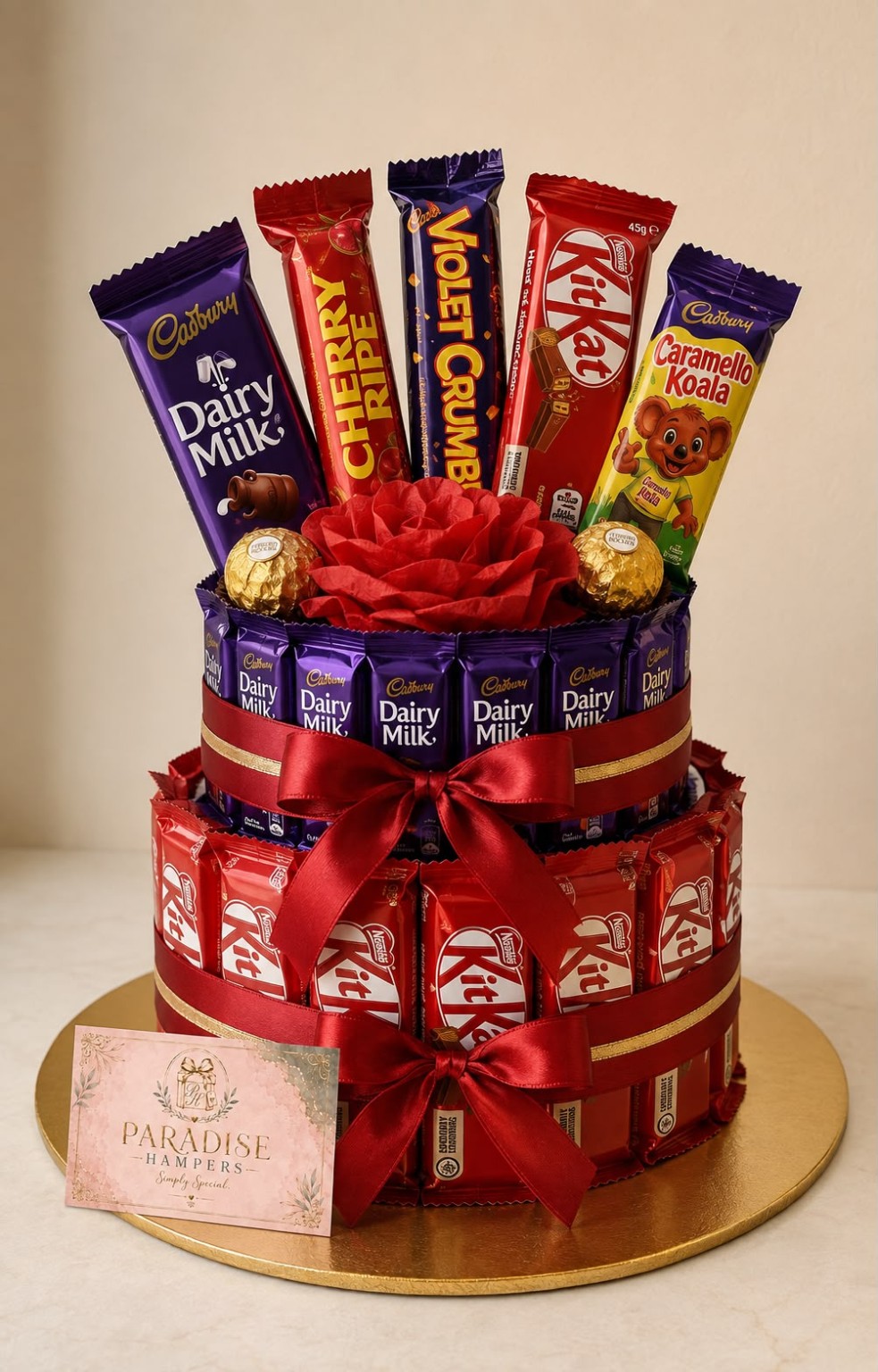 Chocolate Celebration Cake by Paradise Hampers