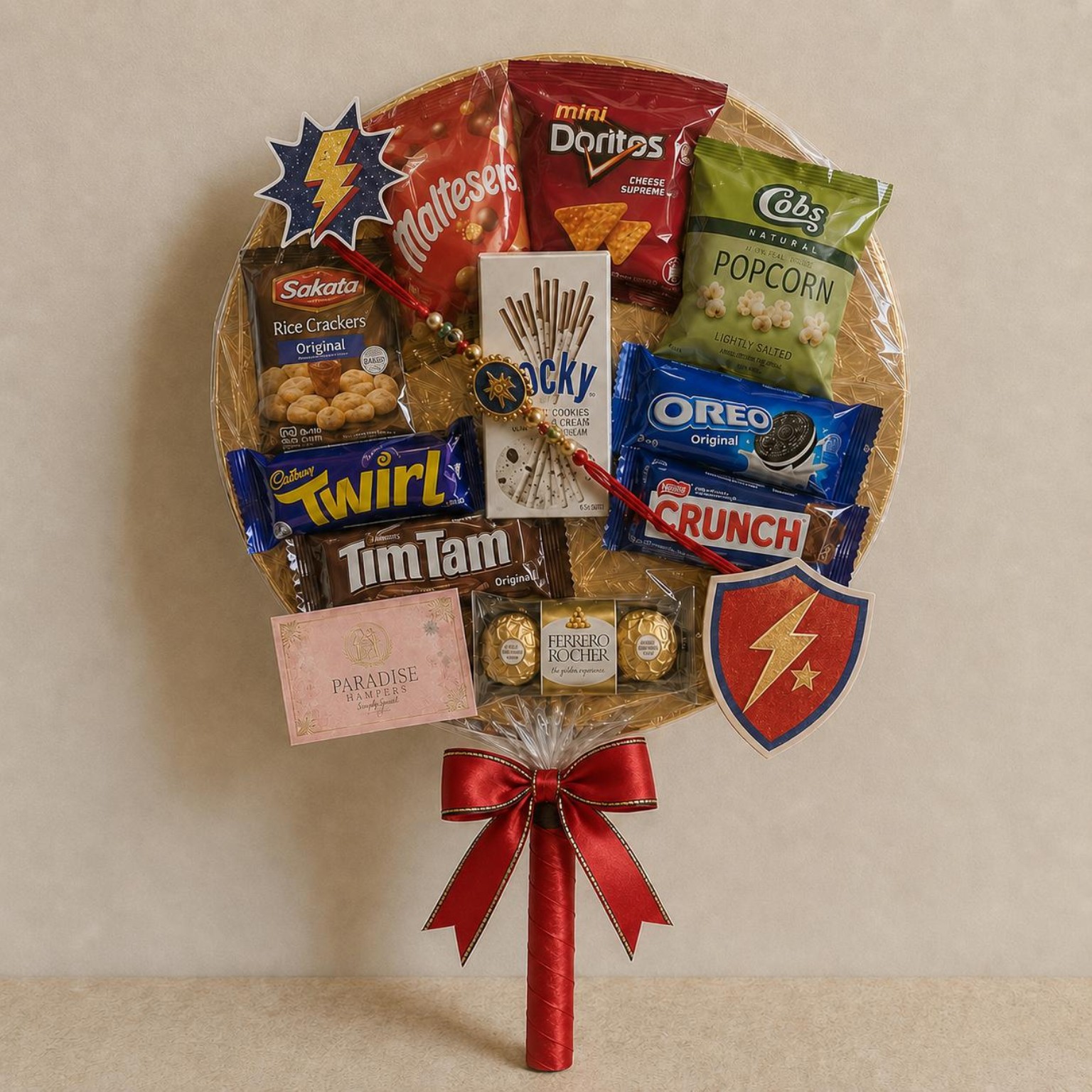 Superhero Treat Bouquet by Paradise Hampers